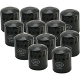 S&S CYCLE 3100241 S&S Cycle Oil Filters - Black - 12-Pack 310-0241