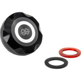 Gilles Tooling Brake Fluid Container Cover - Rear - Black Brc-18-B