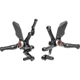Gilles Tooling Mue2 Rearset - Black - Ducati Mue2-D03-B