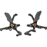 GILLES TOOLING MUE2KT01B Gilles Tooling Mue2 Rearset - Black - Ktm Mue2-Kt01-B