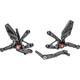 Gilles Tooling Mue2 Rearset - Black - Yamaha Mue2-Y01-B