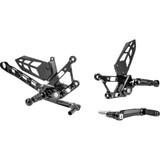 Gilles Tooling Mue2 Rearset - Black - Yamaha Mue2-Y03-B