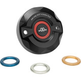 Gilles Tooling Reservoir Cover - Brake - Front - Black Brc-06-B