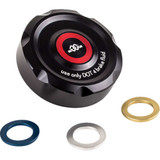 GILLES TOOLING BRC14B Gilles Tooling Reservoir Cover - Brake - Front - Black Brc-14-B