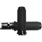 AVON GRIPS MF63BANOF24 Grips - Memory Foam - Large - Tbw - Black Mf-63B-Ano-F24