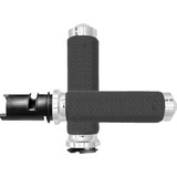 AVON GRIPS MF63CHF24 Grips - Memory Foam - Small - Tbw - Chrome Mf-63-Ch-F24