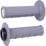 Half Waffle V2.1 Lock-On Grips - Atv/Mx - Soft Gray/Black J33Hwg-B