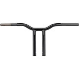 LA CHOPPERS LA736912B Handlebar - One-Piece Kage Fighter - Pullback - 12" X 1-1/4" - Black La-7369-12B
