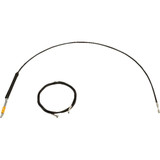 LA CHOPPERS LA8060KT13B Handlebar Cable/Brake Line Kit - 12" - 14" Ape Hanger Handlebars - Black Vinyl La-8060Kt-13B