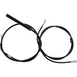 LA CHOPPERS LA8062KT13B Handlebar Cable/Brake Line Kit - 12" - 14" Ape Hanger Handlebars - Black Vinyl La-8062Kt-13B