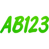HARDLINE GRN400EC Hardline Sticker Kit 400 - Lime Grn400Ec