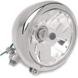 Drag Specialties 5-3/4" Head Light - Clear Lens - Chrome