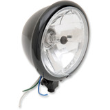 Drag Specialties Bottom Mount Springer Headlight - 5-3/4" - Black