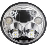 CUSTOM DYNAMICS CDTB7IFC Custom Dynamics 7" Trubeam Headlamp - Chrome - Chieftain Cdtb-7-If-C