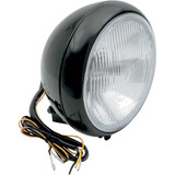 DRAG SPECIALTIES 2001-0556 Drag Specialties 7" Smooth Headlight - Flst - Black