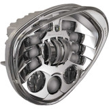 J.W. SPEAKER 0555161 J.W. Speaker Adaptive 2 Led Headlight - 7" Victory - Chrome 0555161