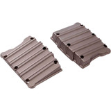 ARLEN NESS 18257 Arlen Ness Rocker Box Covers - 10 Gauge - Titanium 18-257