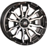 High Lifter Wheel - Hl21 - Front/Rear - Gloss Black W/Machined - 22X7 - 4/137 - 4+3 (+10 Mm) 22Hl21-1137