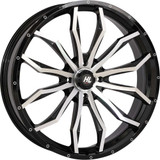 HIGH LIFTER 24HL211137 High Lifter Wheel - Hl21 - Front/Rear - Gloss Black W/Machined - 24X7 - 4/137 - 4+3 (+10 Mm) 24Hl21-1137