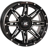 HIGH LIFTER 14HL221156 High Lifter Wheel - Hl22 - Front/Rear - Gloss Black W/Machined - 14X7 - 4/156 - 4+3 (+10 Mm) 14Hl22-1156