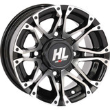 HIGH LIFTER 12HL031110 High Lifter Wheel - Hl3 - Front/Rear - Gloss Black W/Machined - 12X7 - 4/110 - 4+3 (+10 Mm) 12Hl03-1110