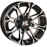 High Lifter Wheel - Hl3 - Front/Rear - Gloss Black W/Machined - 14X7 - 4/110 - 4+3 (+10 Mm) 14Hl03-1110