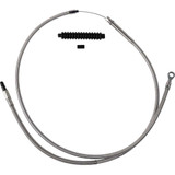 BARNETT 10230100636 High-Efficiency Stainless Steel Clutch Cable For Harley-Davidson - +6" 102-30-10063-6