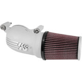 K & N Aircharger Intake System With Cast Aluminum Intake Tube - Satin Silver 57-1137S