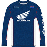 Honda Apparel Honda Hrc Long-Sleeve T-Shirt - Navy/White - 2Xl Np21S-M2482-2X