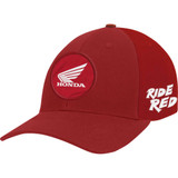 HONDA APPAREL NP21AH3164 Honda Apparel Honda Ride Red Hat - Red Np21A-H3164