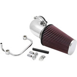 K & N Aircharger Intake System With Mandrel-Bent Aluminum Intake Tube Kit - Bright Chrome 57-1126P