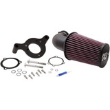 K & N Aircharger Intake System With Mandrel-Bent Aluminum Intake Tube Kit - Black 57-1125