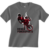 Honda Apparel Youth Honda Rider T-Shirt - Charcoal - Xl Np21S-Y3035-Xl