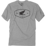 FACTORY EFFEX 2887322 Honda Origin T-Shirt - Heather Gray - Medium 28-87322