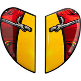 ICON 0133-1406 Icon Airform Side Plates - Brozak - Red