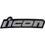 Icon Domain Metallic Badge - Silver