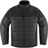 ICON 2820-6194 Icon Ghost Puffer Jacket - Black/Charcoal - 2Xl