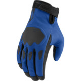 ICON 3301-4360 Icon Hooligan Ce Gloves - Blue - Small