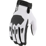 Icon Hooligan Ce Gloves - White - Medium