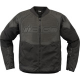 Icon Overlord3 Leather Jacket - Black - Medium Icon Overlord3 Leather Jacket - Black - Medium