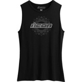 ICON 3031-4271 Icon Women'S Noble Tank Top - Black - Small