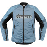 ICON 2822-1600 Icon Women'S Overlord3 Jacket - Blue - Large