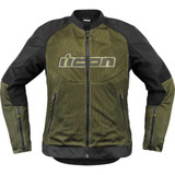 ICON 2822-1587 Icon Women'S Overlord3 Mesh Jacket - Green - Medium