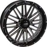 Itp Wheel - Momentum - Front/Rear - Black/Milled - 24X6.5 - 4/137 - 4+2.5 (+10 Mm) 2422786731B
