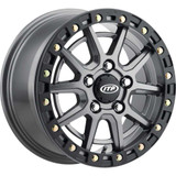 ITP 1522850708B Itp Wheel - Sd10 Beadlock - Front/Rear - Gray W/Black Ring - 15X7 - 5/4.5 - 6+1 1522850708B