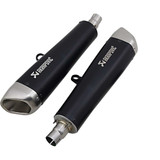 AKRAPOVIC ST12SO2HCQTBL Akrapovic Black Titanium Mufflers S-T12So2-Hcqtbl