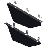 Kfi Products Front Lower Doors - Black - Talon 1000/1000-4 101785
