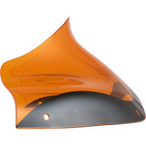 Klock Werks Kolor Flare Windshield - 8" - Orange - Fltr Kww-01-0689