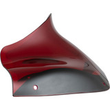 Klock Werks Kolor Flare Windshield - 8" - Red - Fltr Kww-01-0691