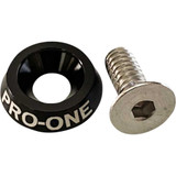 PRO-ONE PERF.MFG. 100200 Pro-One Perf.Mfg. Seat Bolt - 1/4"-20 - Black 100200